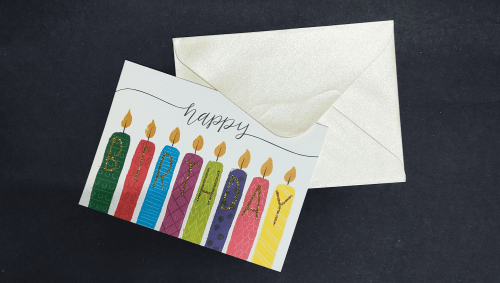 כרטיס ברכה "happy BIRTHDAY" x1
