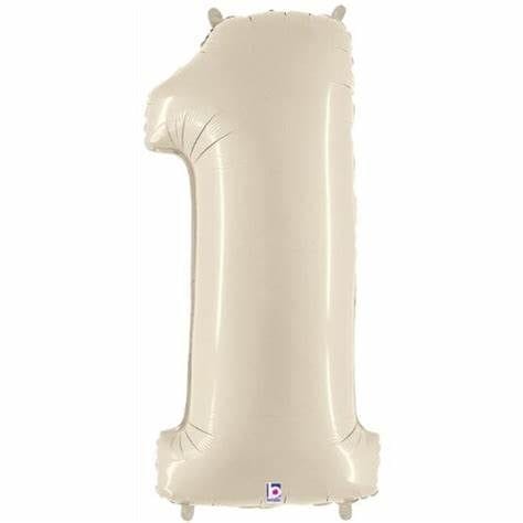 MN34 Number 1 Cream  ספרה צבע קרם x1