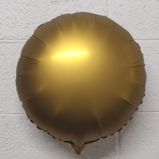 MR18 Gold round matte עיגול זהב מט x1