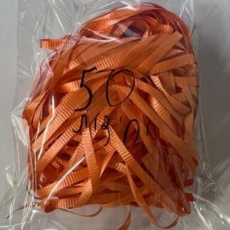 סרט מתנות צבע כתום חתוך 50 חתיכות