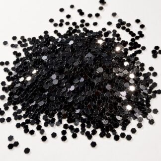 Confetti gr15 black נצנצים קונפטי קטנים שחור x1