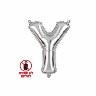 ML16 אות אנגלית Y letter silver צבע כסף x1