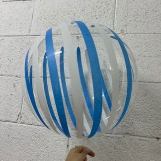 CB24 Bobo balloon Printed blue balloon בלון בובו עם הדפסה כחול x1