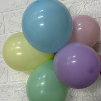 5" b400 macaroon assorted שר הבלונים מקרון מעורב x50