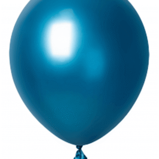 12" b504 chrome blue שר הבלונים כרום כחול x50