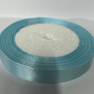 סרט סאטן תכלת בייבי עובי 1 ס"מ  25 יארד x1