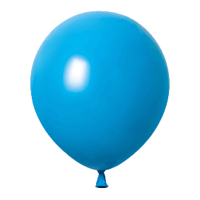 10" b018 mid blue שר הבלונים כחול x50