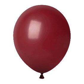 5" b108 burgundy שר הבלונים בורגונדי x50