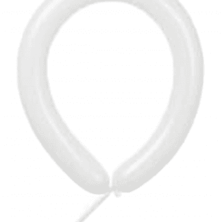 260 b026 white שר הבלונים לבן x50