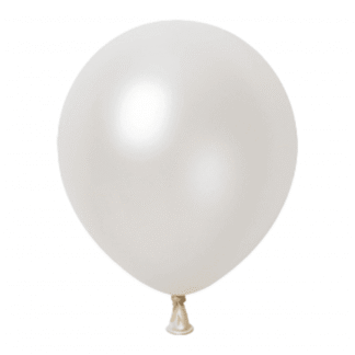 10" b304 pearly white שר הבלונים לבן פנינה x50