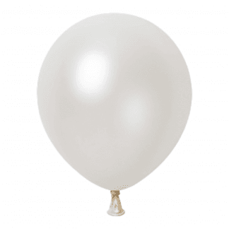 5" b304 pearly white שר הבלונים לבן פנינה x50