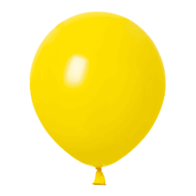 5" b011 yellow שר הבלונים צהוב x50