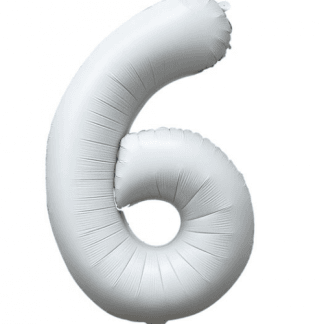 MN34 Number 6 White ספרה צבע לבן x1bp.