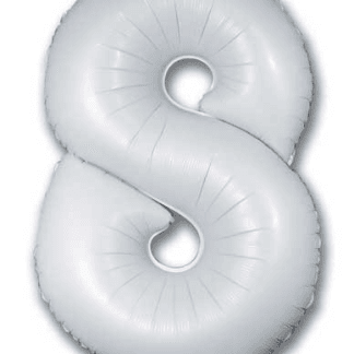 MN34 Number 8 White ספרה צבע לבן x1bp.