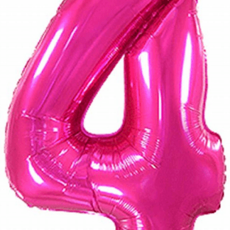 MN34 Number 4 Fuchsia ספרה פוקסיה x1