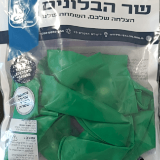 18" b014 mid green שר הבלונים ירוק x10