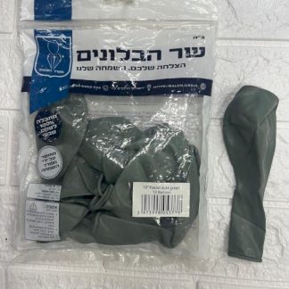 18" b604 pastel dust green שר הבלונים אבק ירוק x10