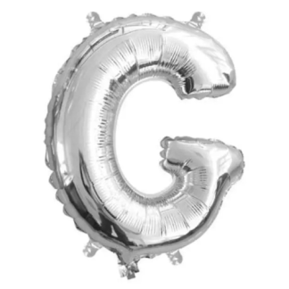 ML16 אות אנגלית G letter silver צבע כסף x1