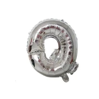 ML16 אות אנגלית Q letter silver צבע כסף x1