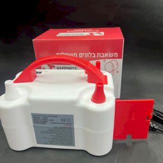 משאבה חשמלית אדום לבלונים עגולים x1