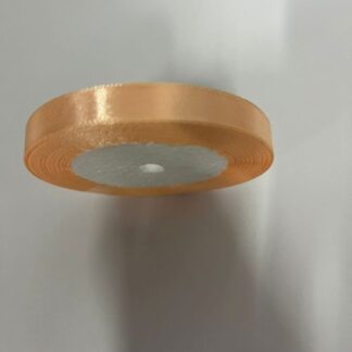 סרט סאטן אפרסק עובי 1 ס"מ 25 יארד x1 bp.