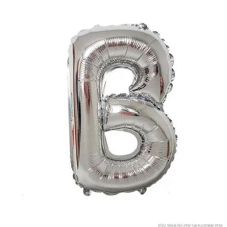 ML16 אות אנגלית B letter silver צבע כסף x1