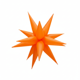 Neon magic star orange 19 Inch כוכב קוצים ניאון כתום x1