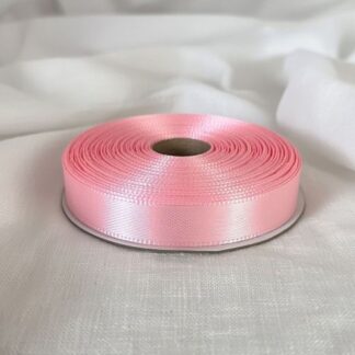 סרט סאטן ורוד ביבי עובי 1 ס"מ 25 יארד x1 bp.