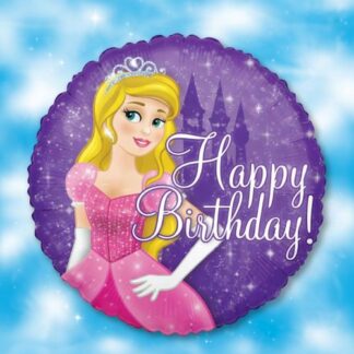 BH18 Princess  מיילר עגול (נסיכה Happy Birthday) x1 bp