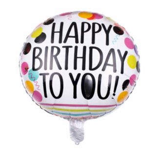 M18 black caption Happy Birthday כיתוב שחור x1