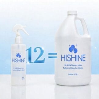 HI-SHINE – מילוי נוזל הברקה מקצועי לבלוני לטקס x1
