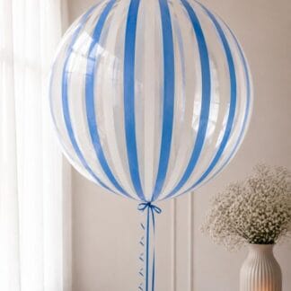 CB24 Bobo balloon Printed blue balloon בלון בובו עם הדפסה כחול x1