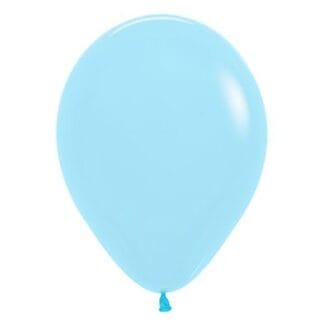 5" Round Pastel Matte Blue 640 50