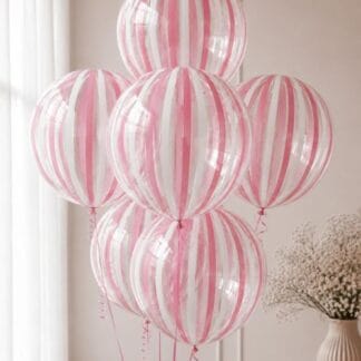 CB24 Bobo balloon Printed pink balloon בלון בובו עם הדפסה ורוד x1