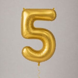 MN34 Number 5 Gold ספרה זהב כרום bp x1