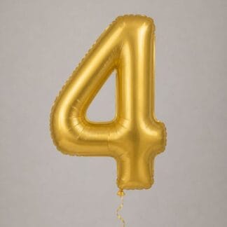 MN34 Number 4 Gold ספרה זהב כרום bp x1