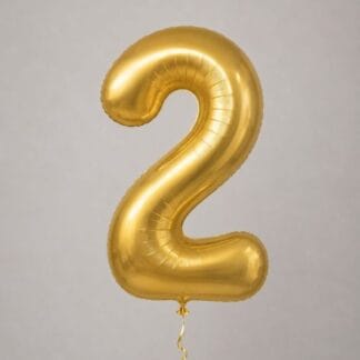 MN34 Number 2 Gold ספרה זהב כרום bp x1