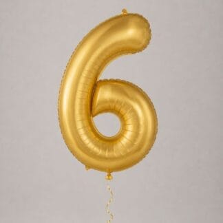 MN34 Number 6 Gold   ספרה זהב כרום bp x1