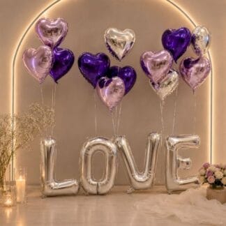 MHL34 Set baloons LOVE סט בלונים x1