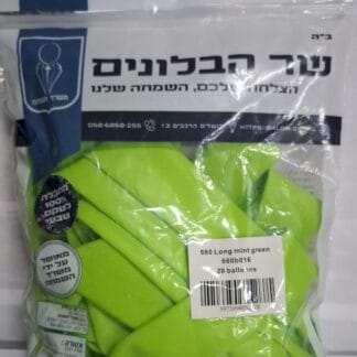 660 b016 mint green שר הבלונים מנטה x20