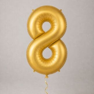 MN34 Number 8 Gold   ספרה זהב כרום bp x1