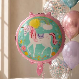 CF18 Foil Balloon Unicorn x1