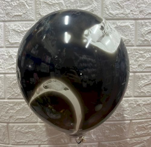 12" b706 Marble Black שר הבלונים שיש שחור x50 – תמונה 2