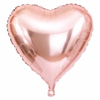 MH18 Champagne gold heart מיילר לב שמפנייה x1
