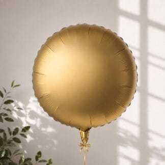 MR18 Gold round matte עיגול זהב מט x1