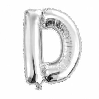 ML16 אות אנגלית D letter silver צבע כסף x1